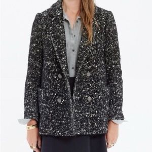 Madewell et Sezane Tweed Coat